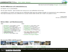 Tablet Screenshot of landschaftsfotos.eu